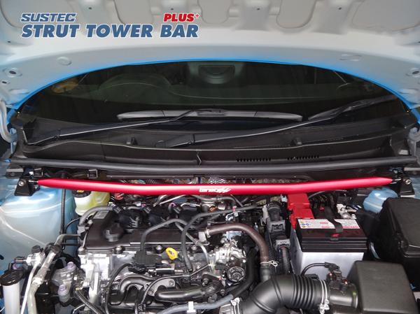 ヤリス MXPA10 タワーバー フロント タナベ サステック タワーバープラス PST73 TANABE SUSTEC TOWER BAR PLUS タワーバー+ YARiS | TANABE | 01