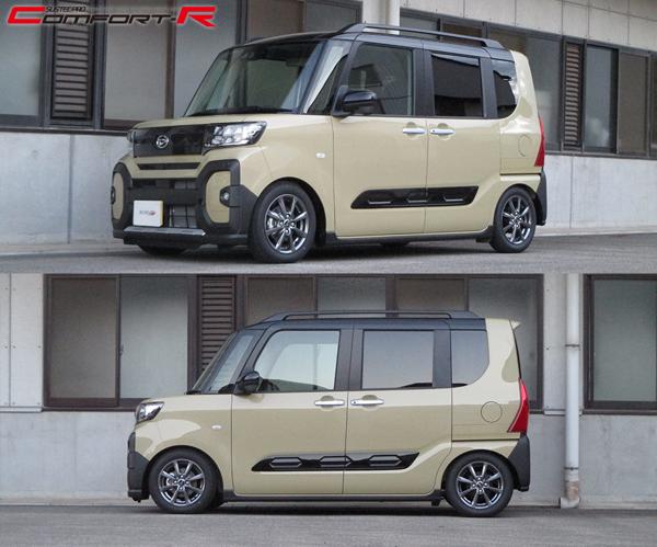 タントファンクロス LA650S 車高調 タナベ サステックプロCR CRLA650SK TANABE SUSTEC PRO CR Tanto FunCross 車高調整キット ローダウン | TANABE | 01