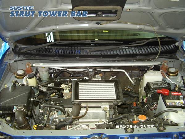 ミラジーノ L700S タワーバー フロント タナベ サステック ストラットタワーバー NSD6 TANABE SUSTEC STRUT TOWER BAR Mira Gino | TANABE | 01