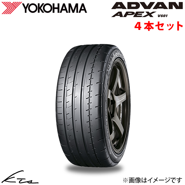 ヨコハマ ADVAN APEX V601【R5541】 サマータイヤ アドバンエイペックス タイヤ 横浜 【255/35R19】 4本セット 1台分