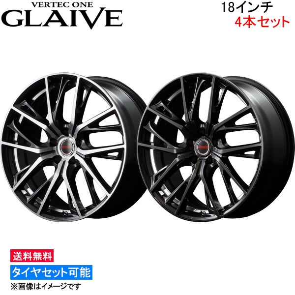 MID ヴァーテックワン グレイブ 4本セット ホイール ノア/ヴォクシー【18×7J 5-114 INSET55】70系 VERTEC ONE GLAIVE グレイヴ アルミホイール 4枚 1台分