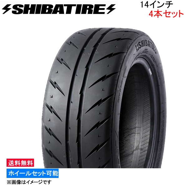 シバタイヤ TW280 4本セット サマータイヤ【165/55R14】R0675 SHIBATIRE 夏タイヤ 1台分