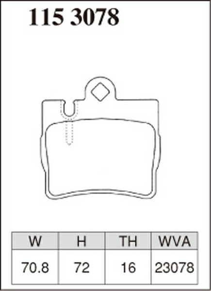 ディクセル Zタイプ リア左右セット ブレーキパッド W220 220075/220175 1153078 DIXCEL ブレーキパット｜ktspartsshop4｜03