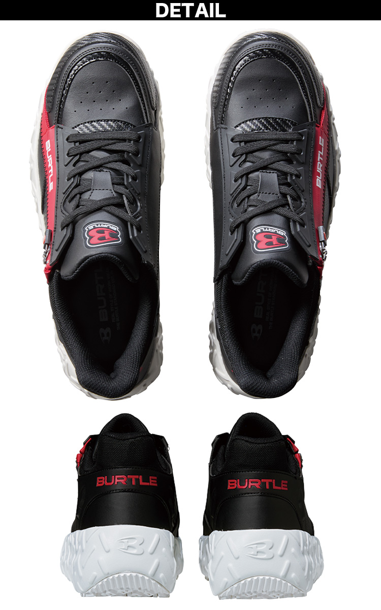 BURTLE（バートル） 2024年秋冬新作 BURTLE 3301 セーフティスニーカー