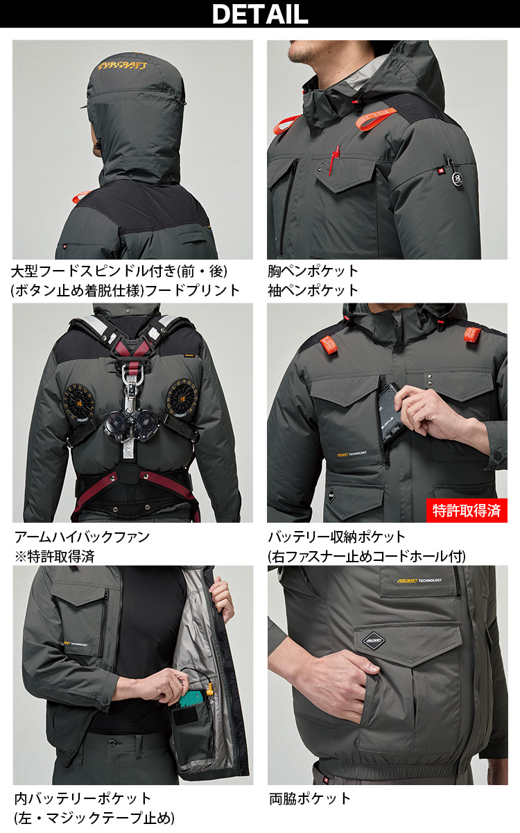 BURTLE（バートル） エアークラフト AC半袖ブルゾン AC2106 AC10 AC10