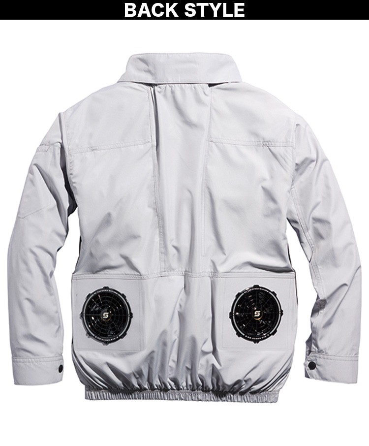 S-air 空調服 5L SーAIR 2025年新商品 S-AIR シンメン S-AIR 空調長袖ジャケット 05590