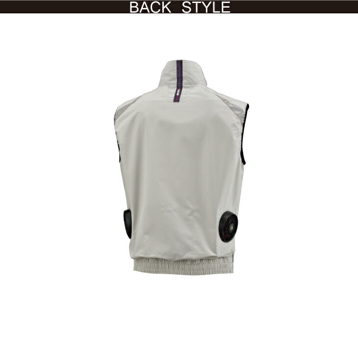 カンサイ 空調風神服 ベスト 12Vバッテリー ファンセット K1005