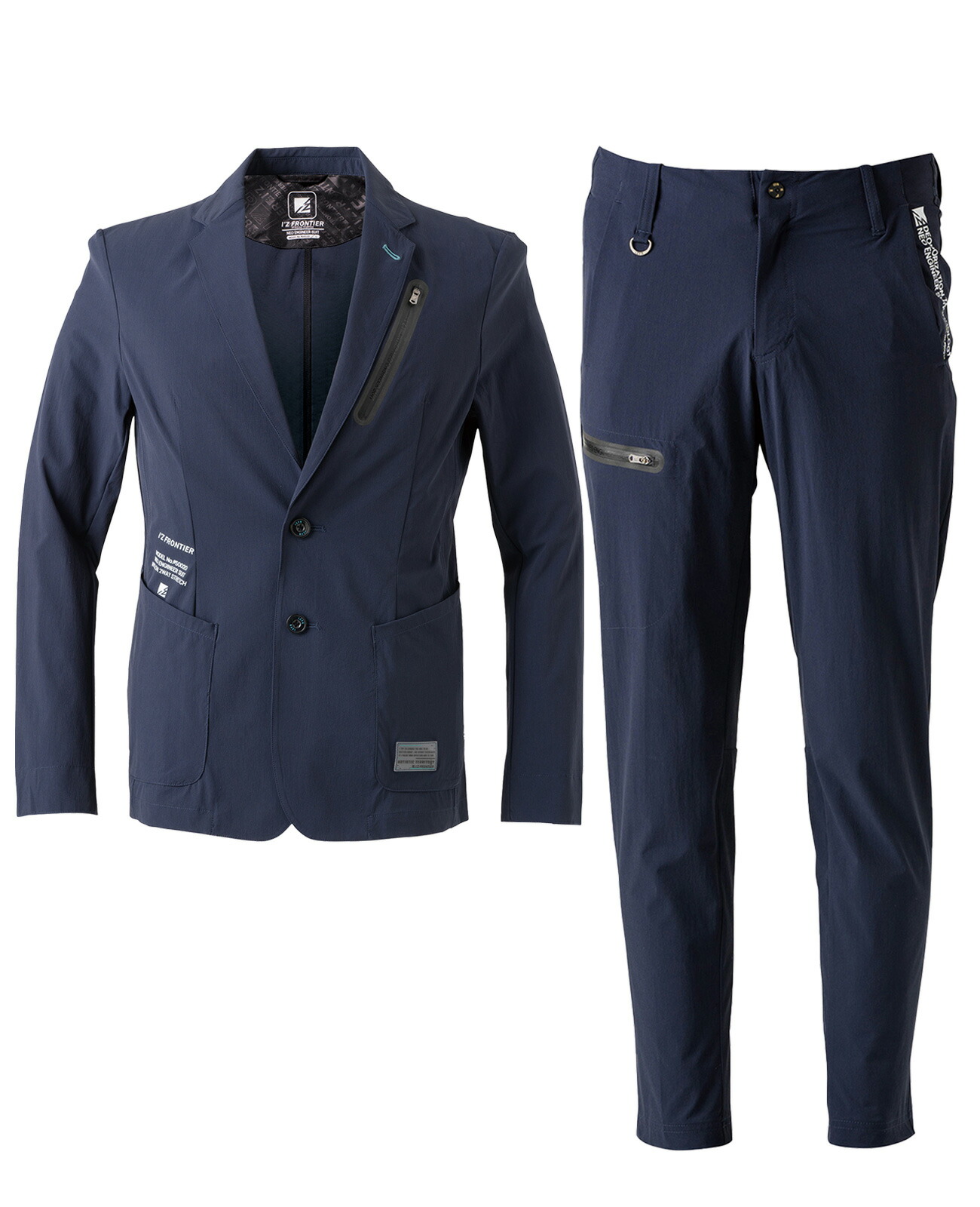 I'Z FRONTIER アイズフロンティア ナイロン全方位ストレッチテーラード