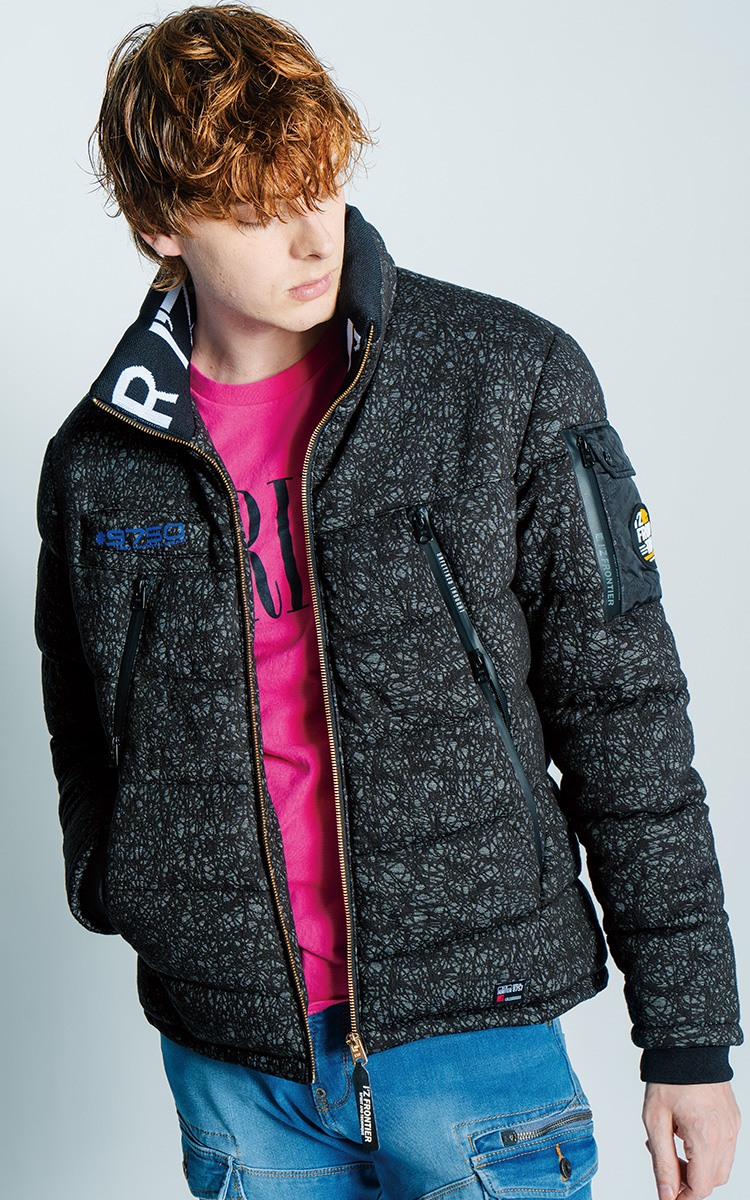 ジャケット・アウター Bark アイズフロンティア バークジャガードファイバーダウン防寒ジャケット