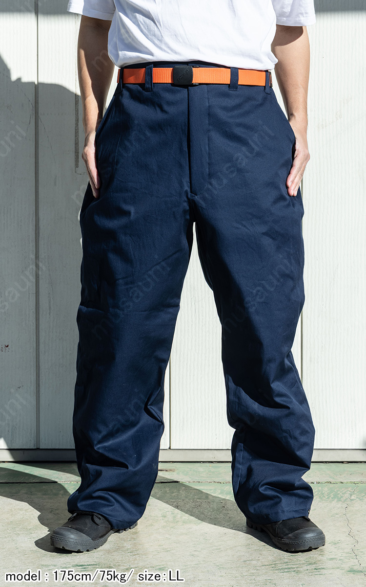 村上被服 2025年新作 秋冬 HONO 難燃軽防寒パンツ 4144 綿100％ 耐電