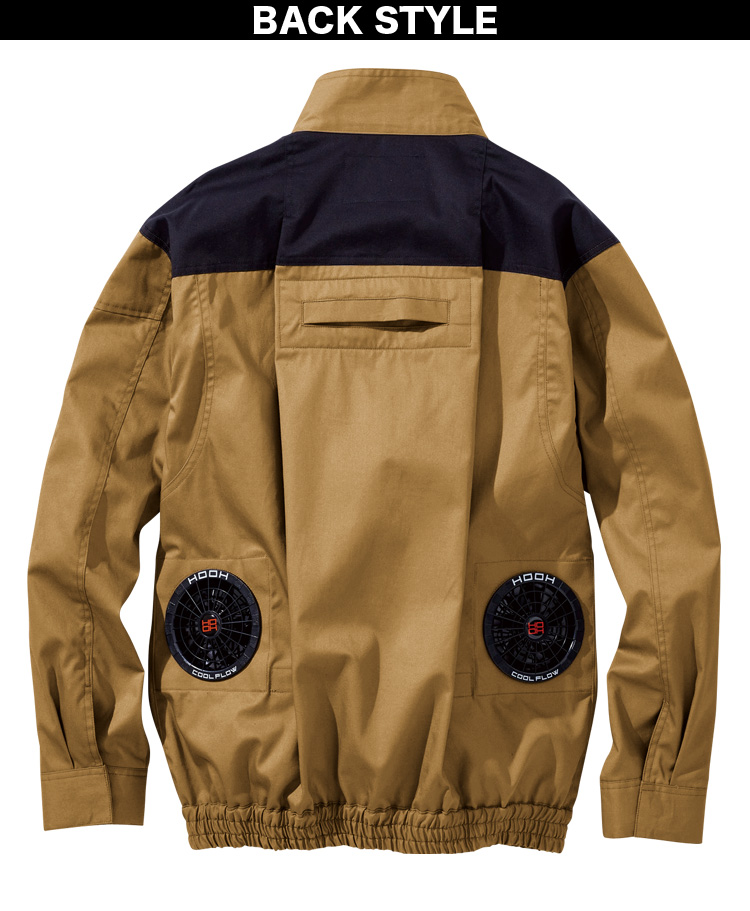 HOOH（鳳皇） 2025年新商品 快適ウェア 空調作業服 難燃長袖ブルゾン