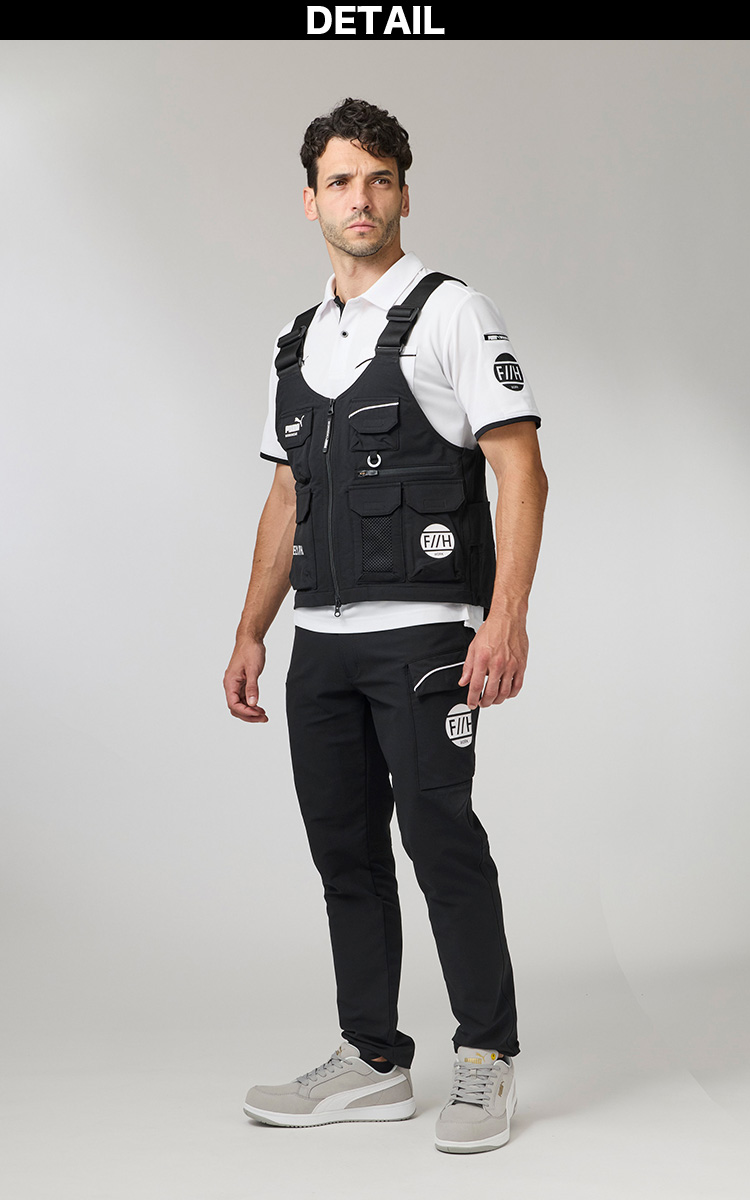 PUMA WORKWEAR WORKWER F//H ワークベスト PW-3012G ヒロミコラボ