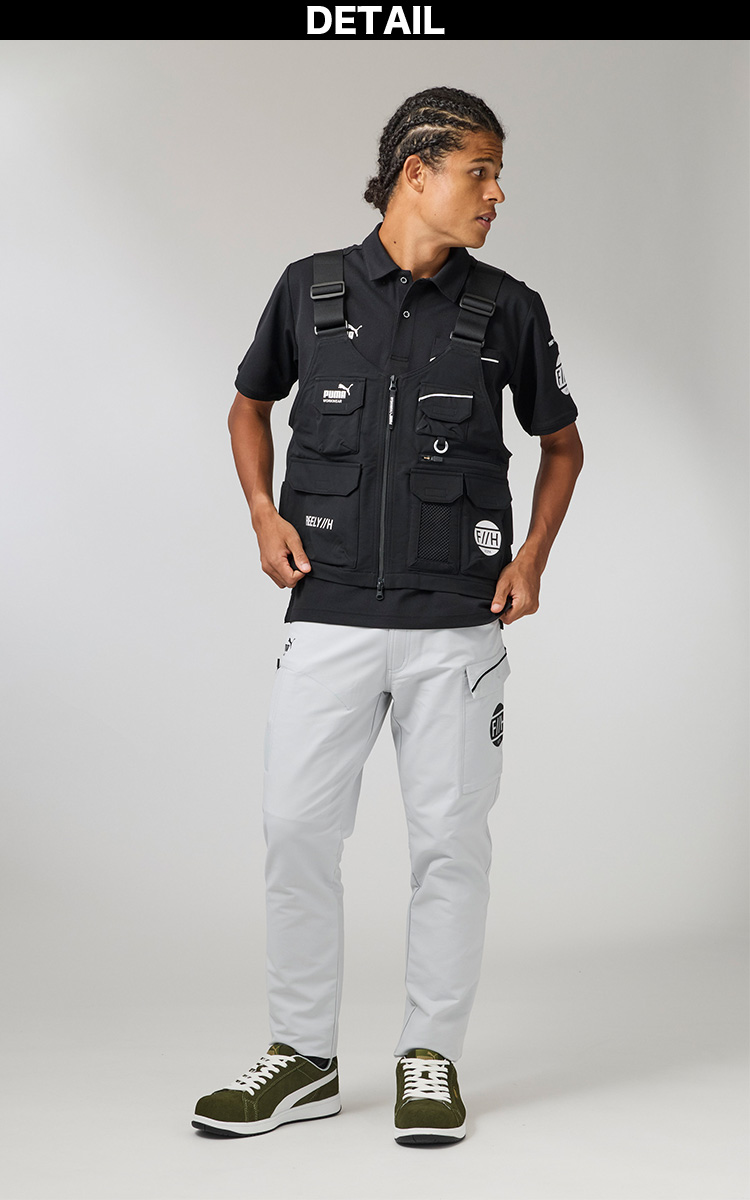 PUMA WORKWEAR WORKWER F//H ワークベスト PW-3012G ヒロミコラボ