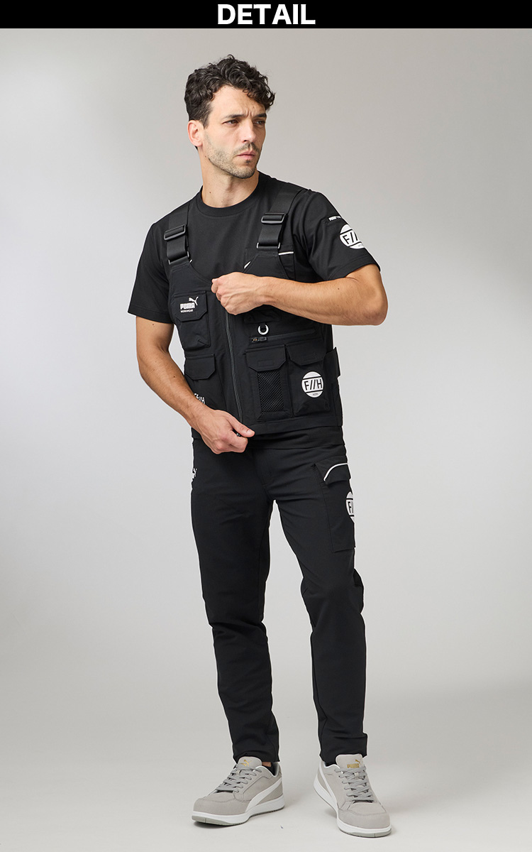 PUMA WORKWEAR WORKWER F//H ワークベスト PW-3012G ヒロミコラボ