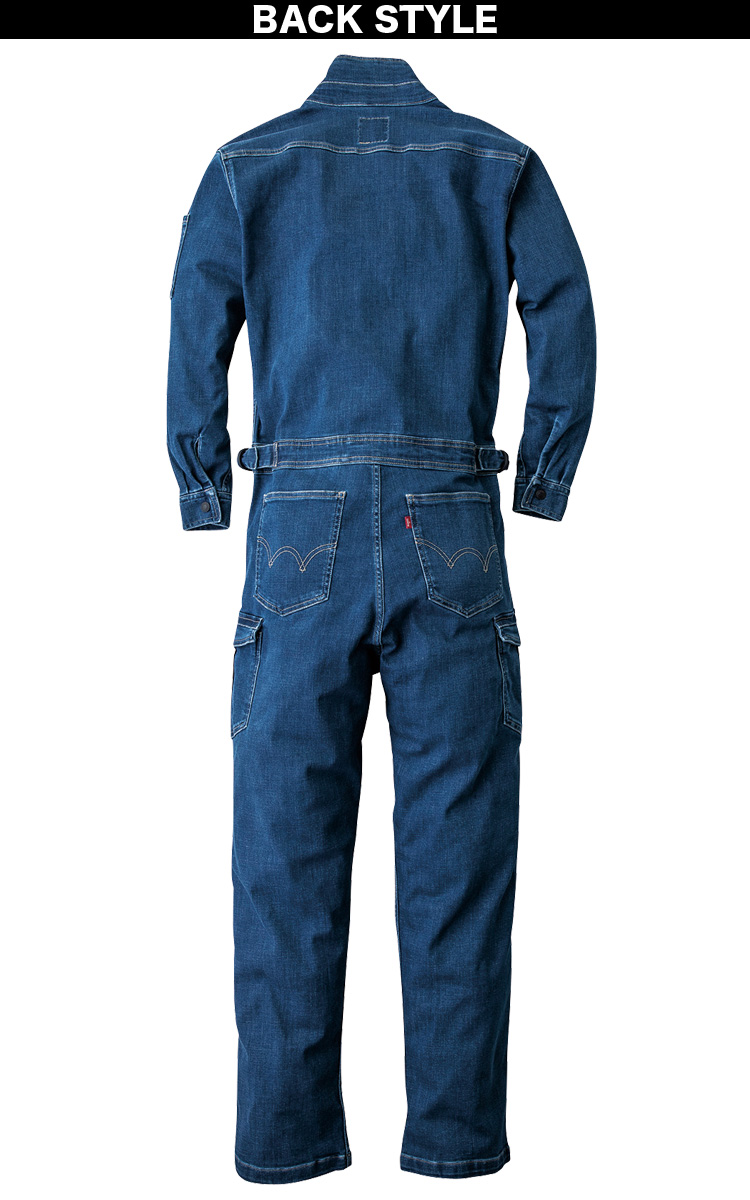 EDWIN オーバーオール 81008 S-3L 10.7oz 厚地 つなぎ ツナギ