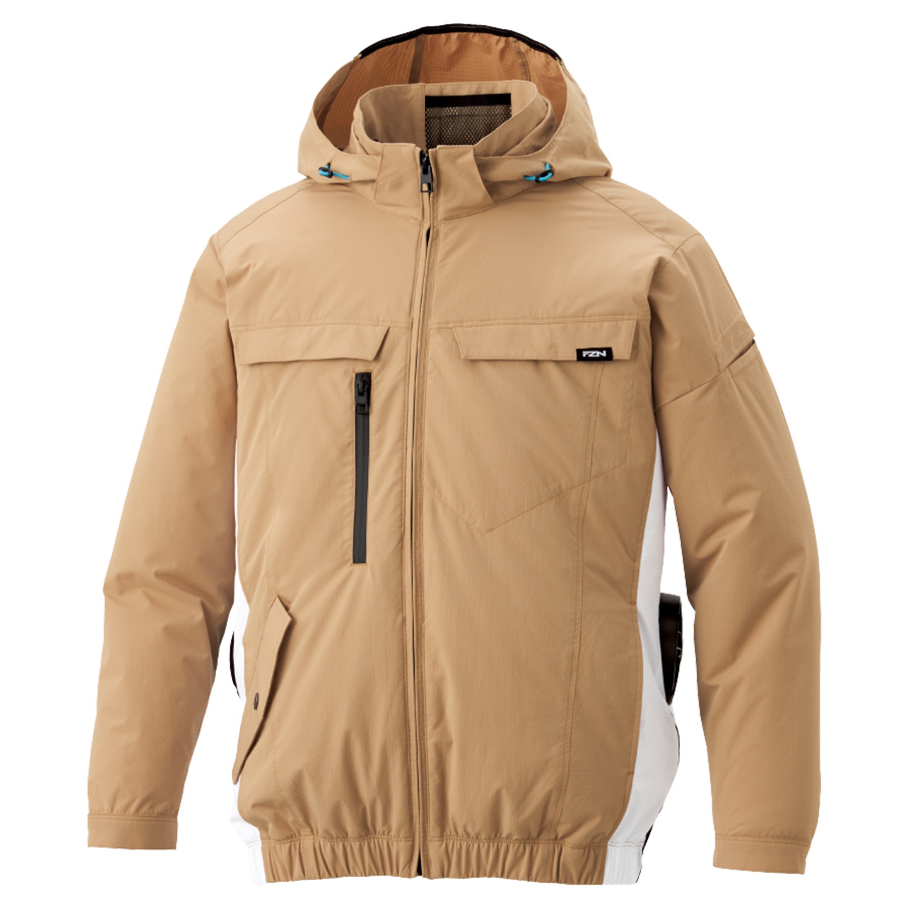 サンエス 空調風神服 長袖ブルゾン KF92631 服のみ単品 脱着式フード