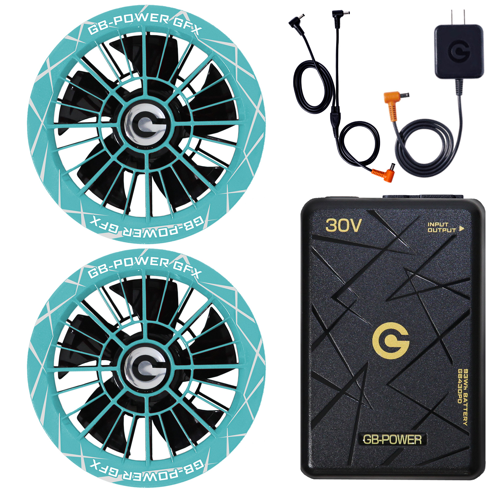 長信ジャパン30Vバッテリーファンセット ProMax GB430PD-GFX 軽量 最大 