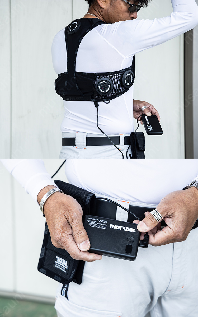 寅壱 ペルチェベスト 単品 0215-611 トライチ 冷却ベスト 熱中症対策