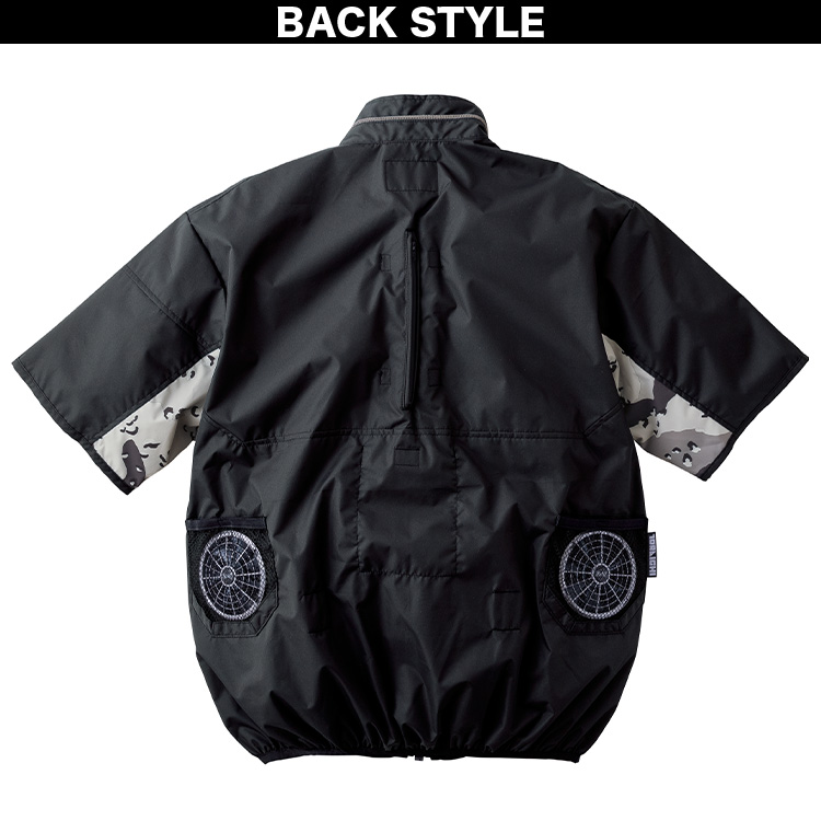 寅壱 2025年 新商品 空調服半袖ジャケット ファンバッテリー25Vフル