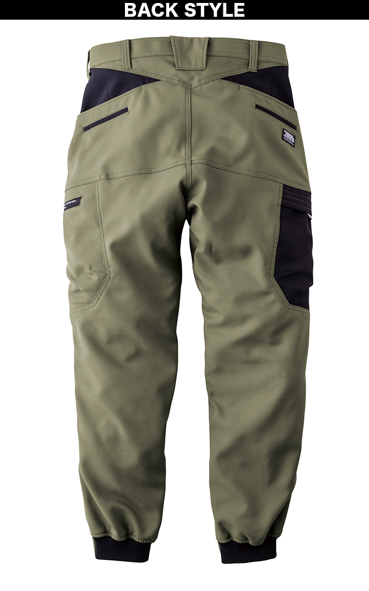 CHANGES リメイクカーゴパンツ 寅壱 2025年秋冬新商品 カーゴジョガーパンツ 7030-235 速乾 制電 裏綿