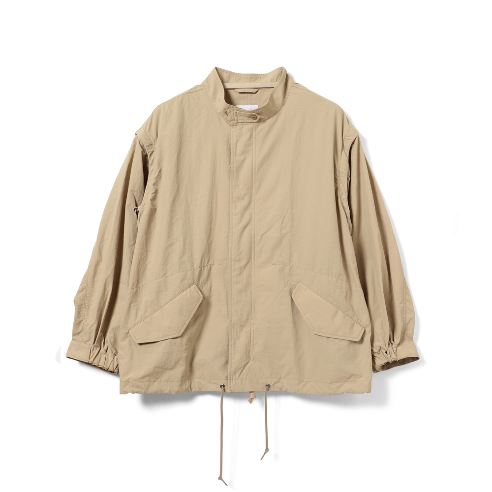BEAMS DESIGN 空調服 2WAY(ベスト可) ベージュ　L 洒落っ気漂う空調服®。街もアウトドアも、涼しく快適に！ | B印