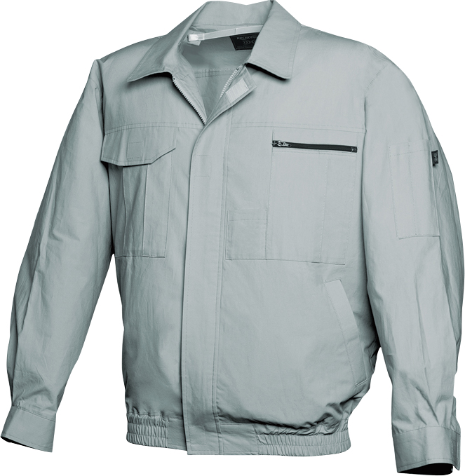 空調服 グレー ファン付き 空調服 FAN FIT空調服(R) 長袖ブルゾン FF91800 ウェアのみ 綿100