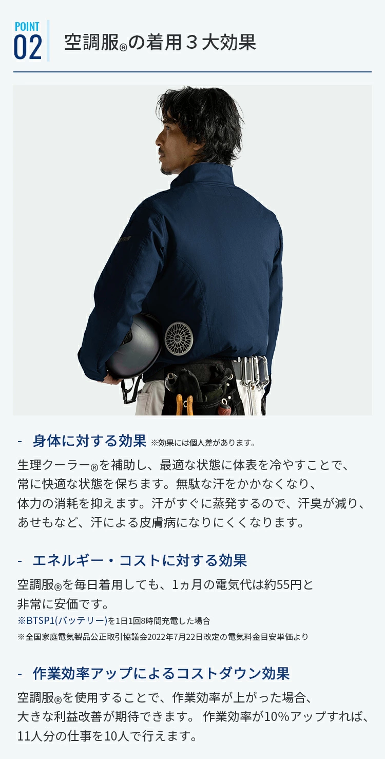 空調服 空調服(R) 長袖ブルゾン(横ファン) PRO HARD プロ ハード