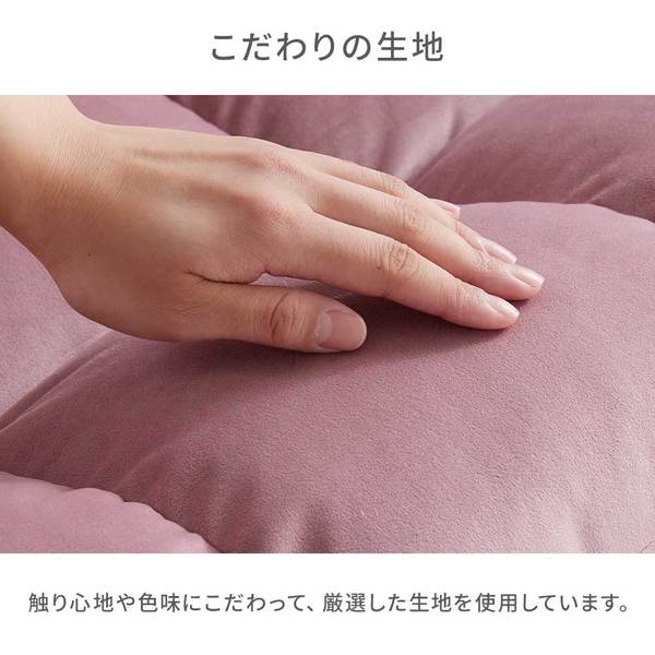 LIRAKU ふかふかカウチソファ　ベージュ　新品アウトレット ふかふか カウチソファ ファブリックベージュ 肘付 コンパクト