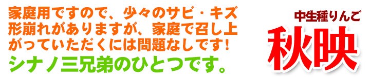 秋映 中生りんご