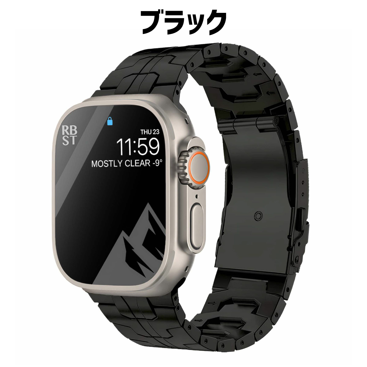 2024新品 アップルウォッチ バンド ベルト apple watch 全機種対応 チタン チタニウム 44mm 45mm 49mm 40mm 41mm メタル 高級 プレゼント