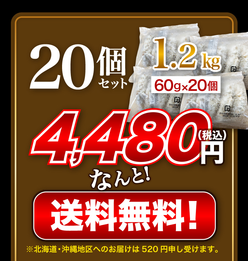 20個セット なんと！送料無料！