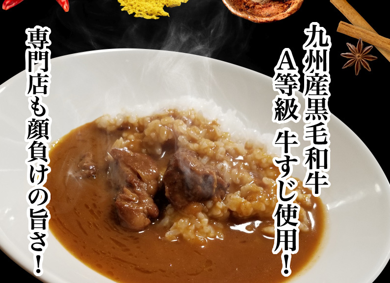 カレー レトルト 九州産黒毛和牛 A等級牛すじ使用 極旨牛すじカレー 2 