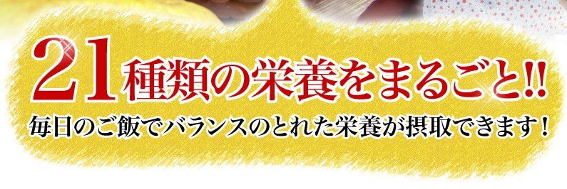 21種類の栄養をまるごと！！