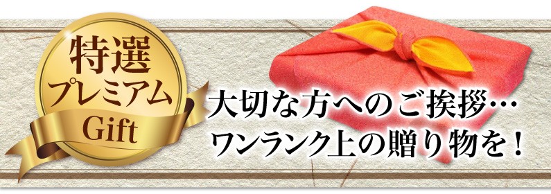 特選プレミアムGift ワンランク上の贈り物を！