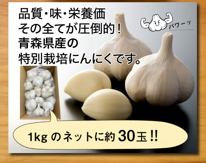青森県産にんにくSSサイズ10キロ