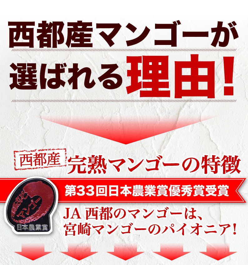 西都産マンゴーが選ばれる理由！