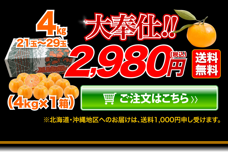 川上共選の極旨！大玉みかん！3kg 16玉?22玉 送料別