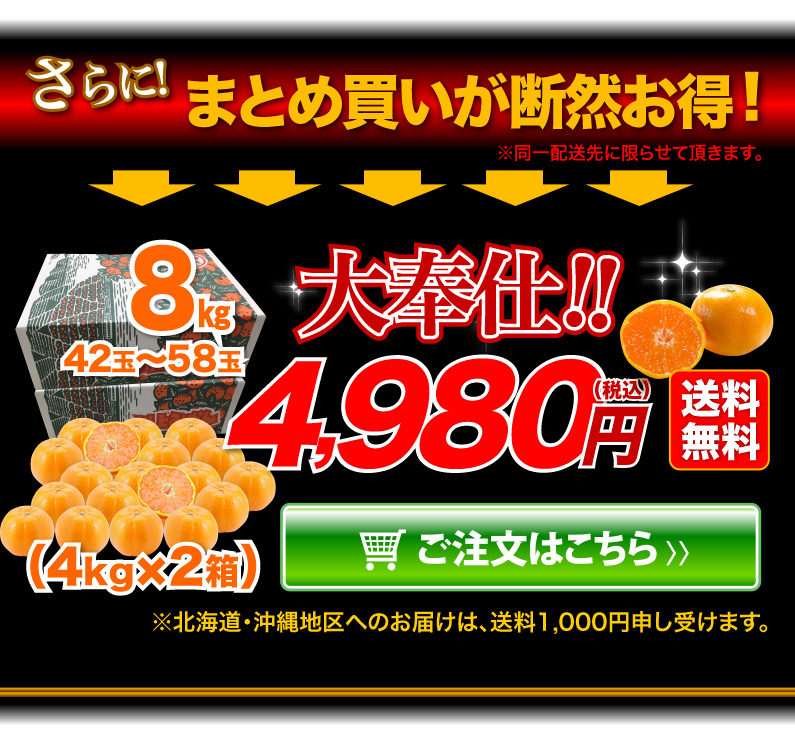 川上共選の極旨！大玉みかん！6kg 32玉?44玉 送料無料