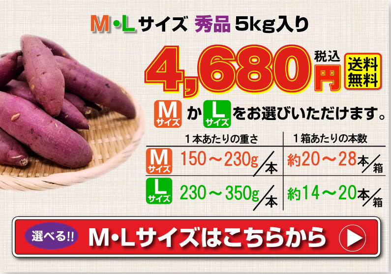 ギフト さつまいも なると金時 里むすめ 秀品 生芋 2Sサイズ 約60g〜90ｇ本 約56〜84本箱 鳴戸市里浦 産地直送 5kg×1箱 鳴門金時  送料無料 J常 :naruto-2s:くいしんぼうドットコム - 通販 - Yahoo!ショッピング