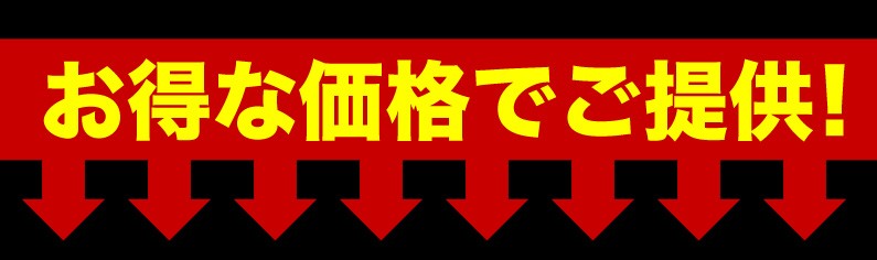 お得な価格でご提供！