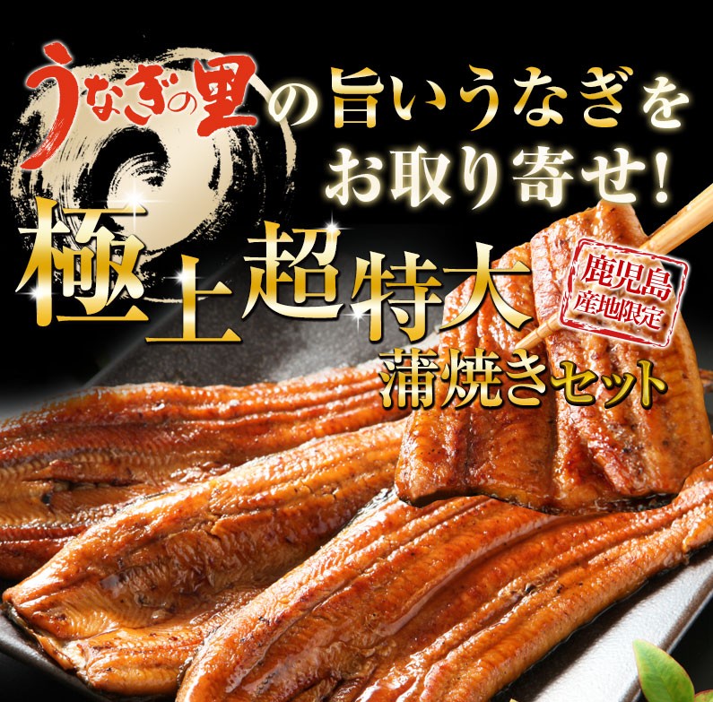 逆輸入うなぎ 蒲焼き 国産 超特大蒲焼き(215g以上)1本 グルメ 鹿児島産 クール ウナギ、鰻