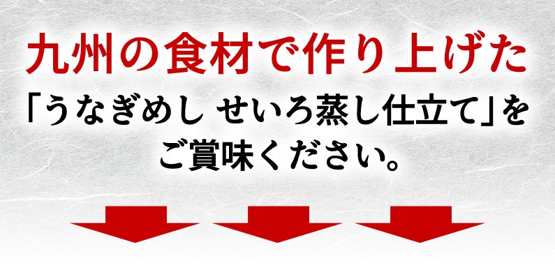 九州の食材で作り上げたうなぎめし