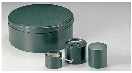 茶器 グリーン乾漆(M) 茶こし金具 ※画像はセットになっておりますがつつ型茶こし金具のみ販売となります ※受注製品のため返品はお断りいたします