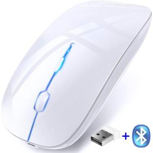 ワイヤレスマウス マウス Bluetoothマウス Bluetooth5.1 2.4GHz 光学式 ...