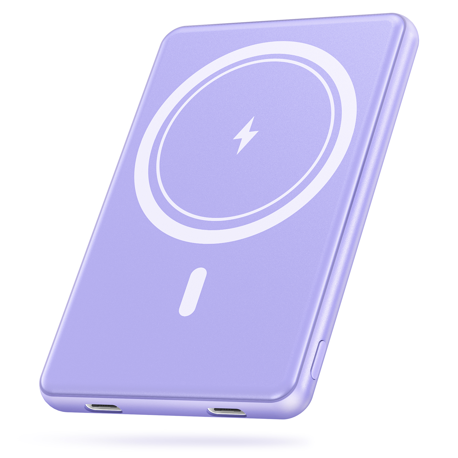 モバイルバッテリー 8000mAh ワイヤレス 磁気 超軽量 薄型 小型