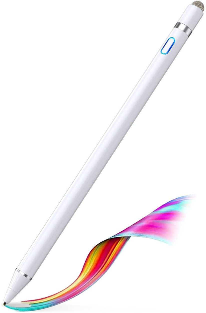 スライラス タッチペン  USB 充電 高感度 iPad スマホ タブレット 白