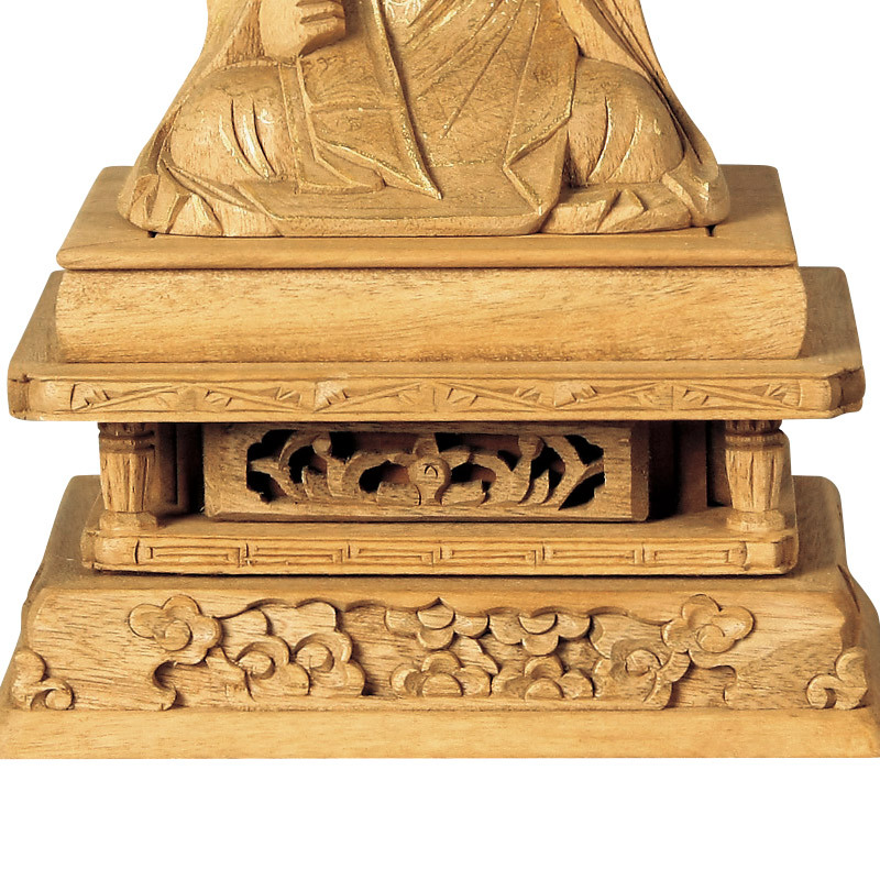 仏像 日蓮 金泥書 1.8寸（高さ：120mm） 木彫 仏像販売 通販 日蓮宗