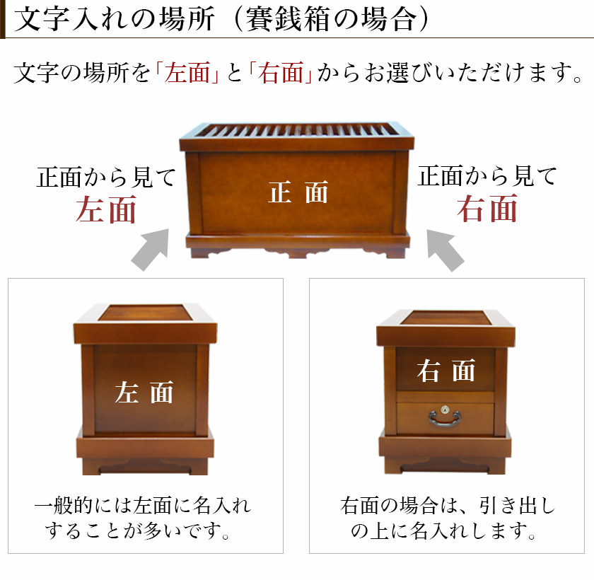 なーむくまちゃん工房 同時購入限定 名入れ 文字入れ 賽銭箱 講演台