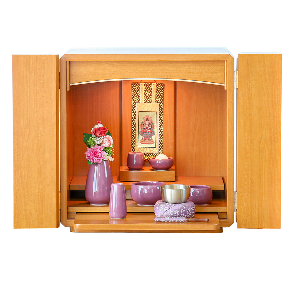 仏壇 仏具セット スピカセット 紫檀・ウォールナット・ナチュラル 仏壇 