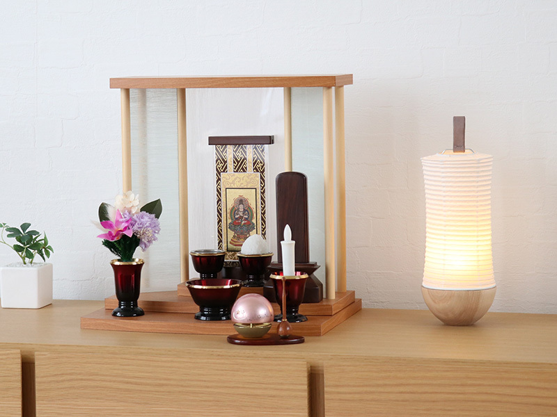 なーむくまちゃん工房 盆提灯 モダン LEDコードレス No.2972